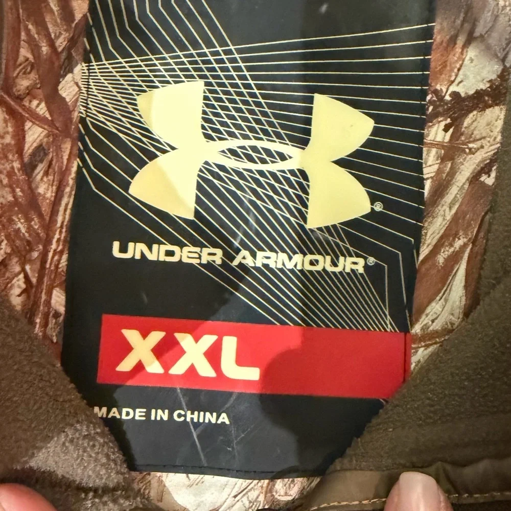 Men’s Under Armour Mossy Oak Duck Blind Skyscraper Hoodie Sz 2XL‎